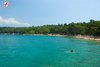 Rovinj Lone Beach panorama