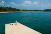 Rovinj Beach Lesso view from pier