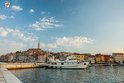 Blick auf Rovinj von der Seebrücke