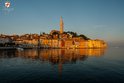 Blick auf alte Stadt Rovinj