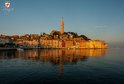 Blick auf alte Stadt Rovinj